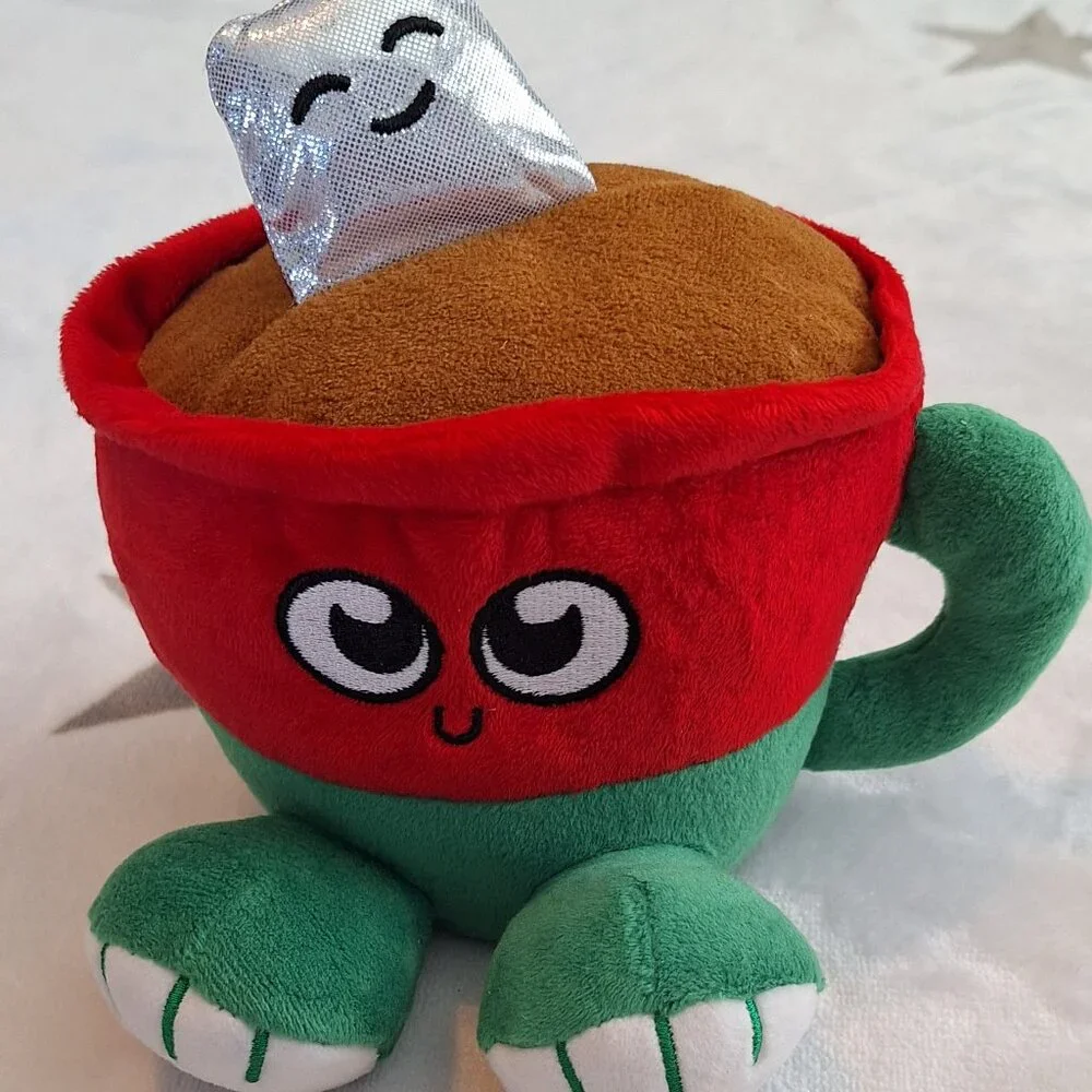 GUND Plush Christmas‎ Holiday Cup Of Hot Coco Chocolate With Smiling Marshmallow